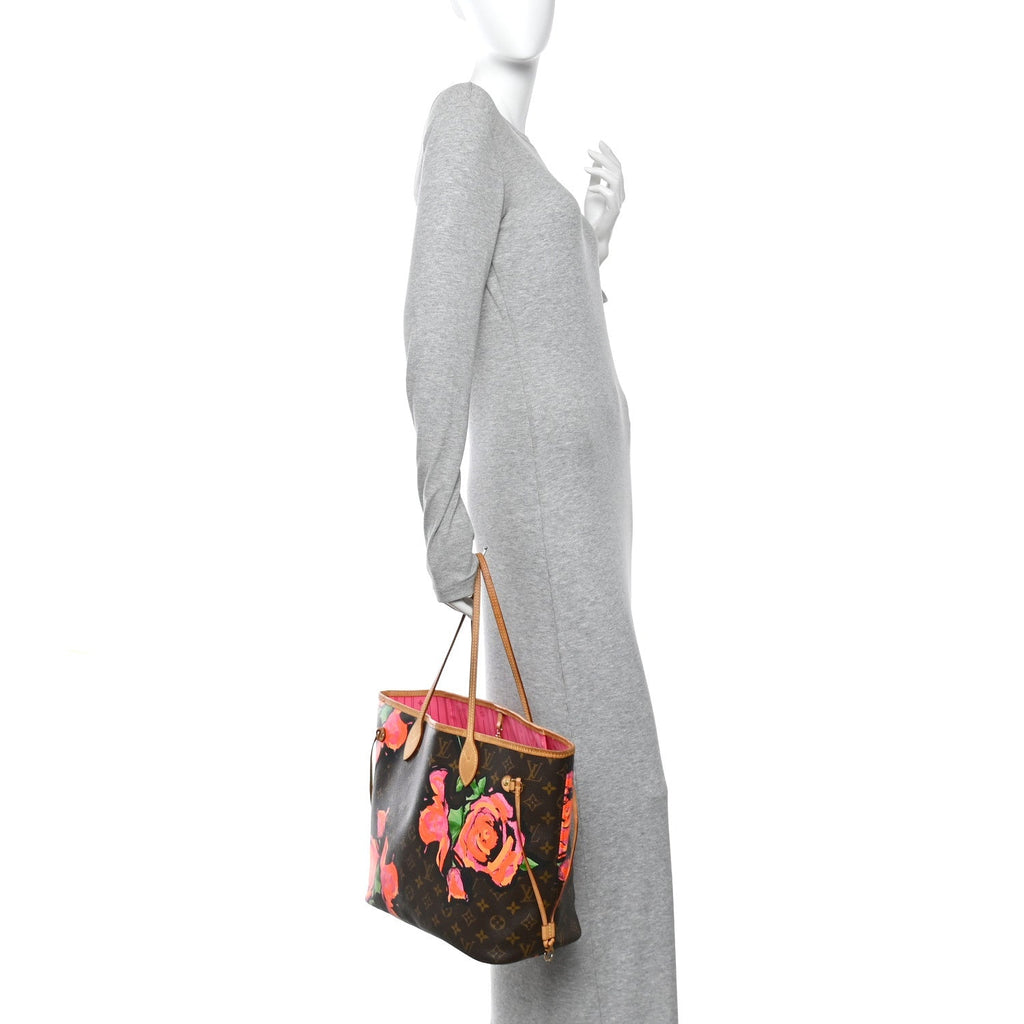 Monogram Roses Neverfull MM