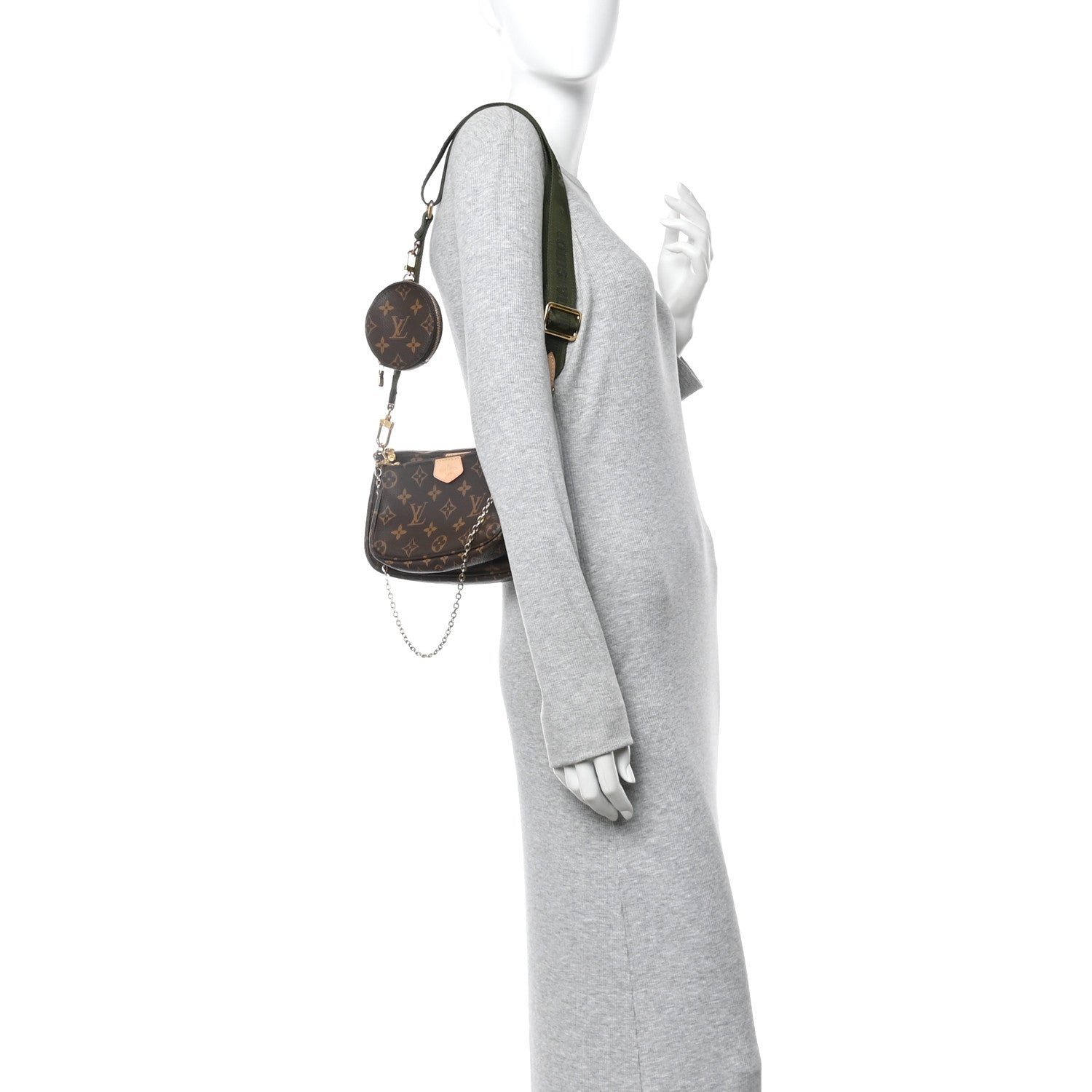 Monogram Multi Pochette Accessories Kaki