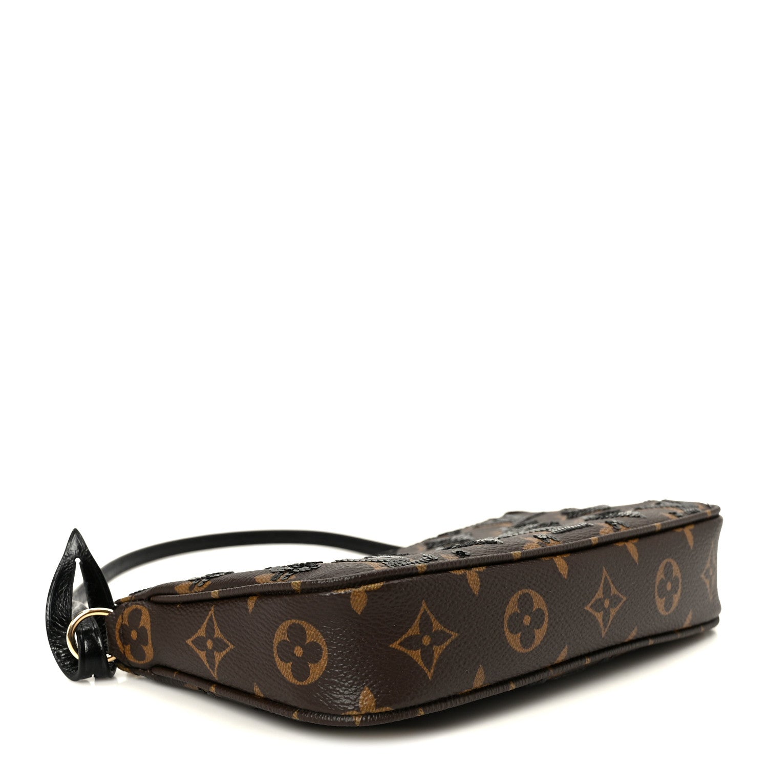 Monogram Sequins Pochette Accessories Black