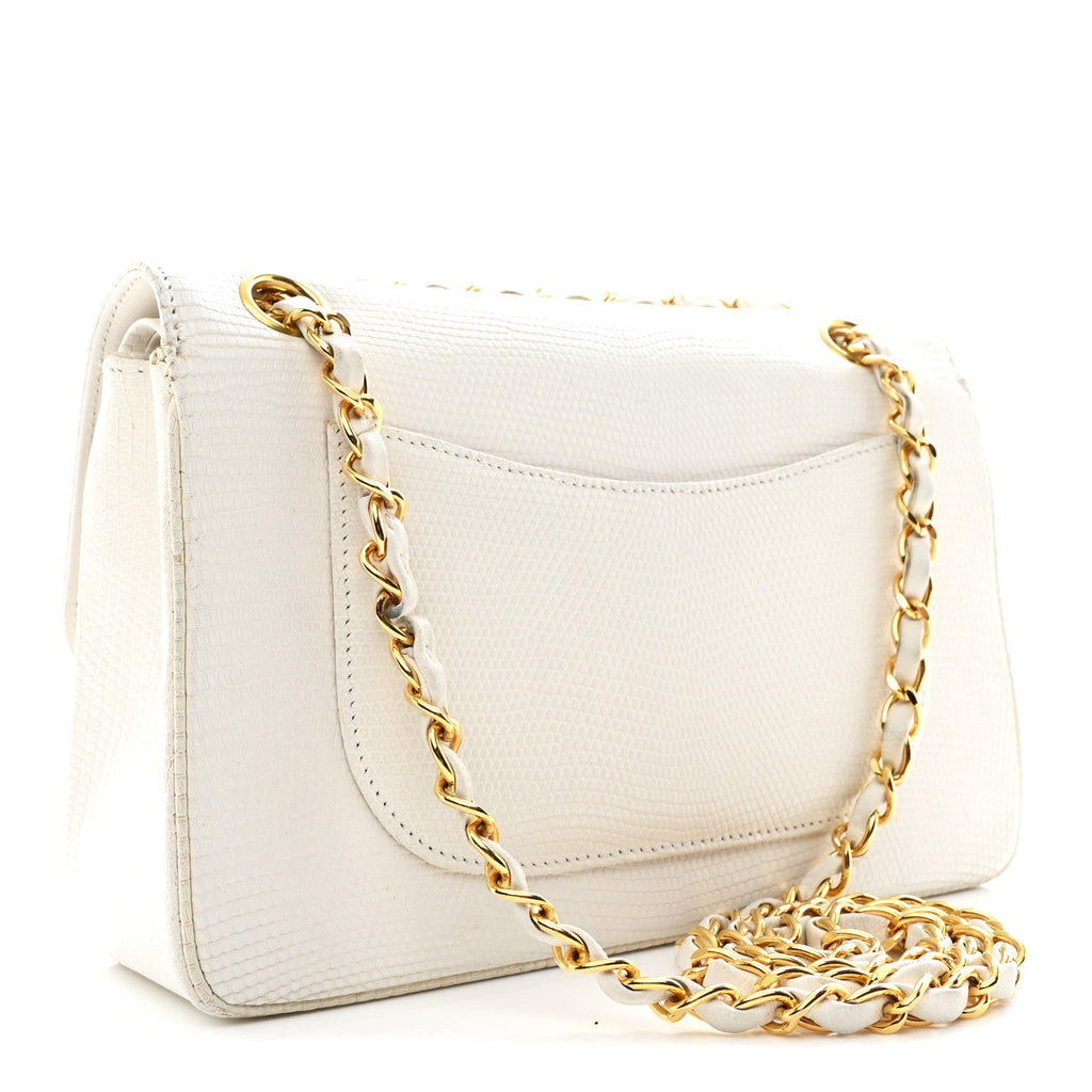 Lizard Small Double Flap White