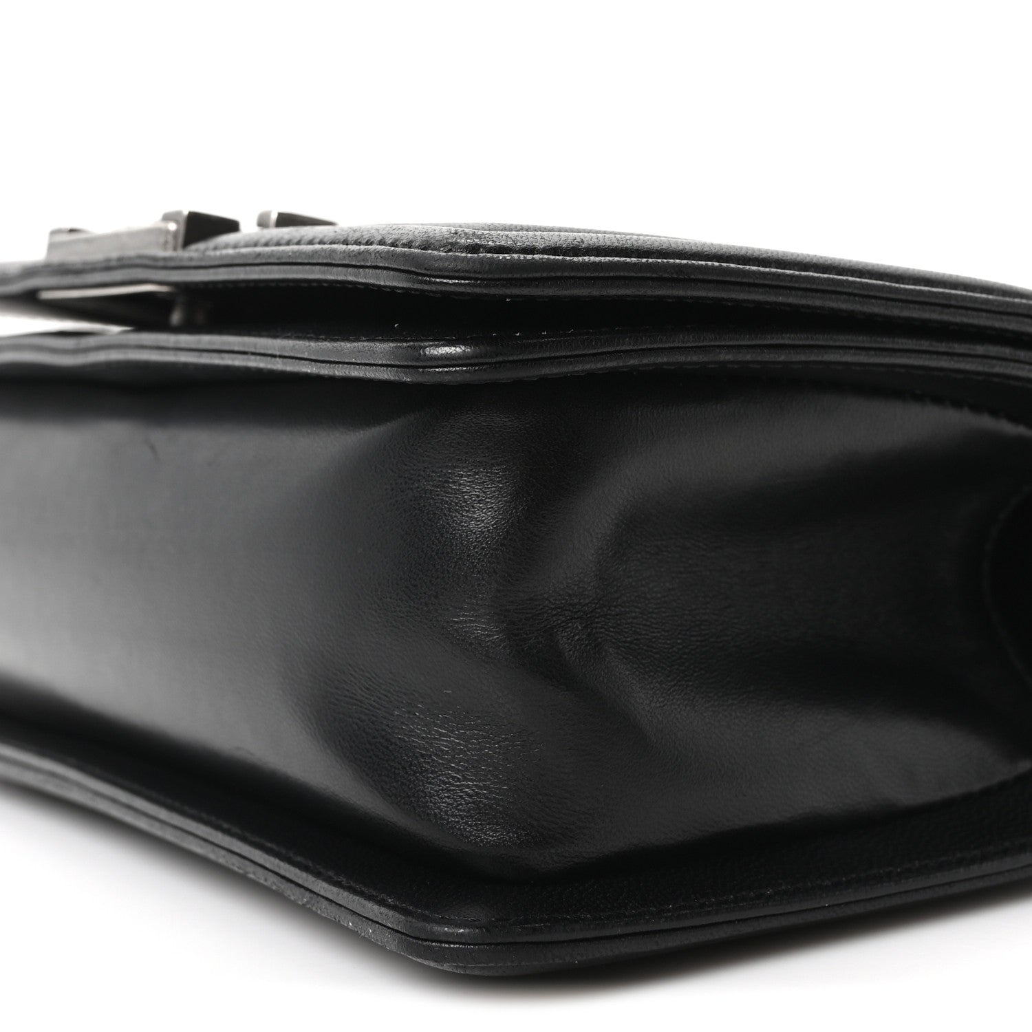 Galuchat Stingray Small Boy Flap Black