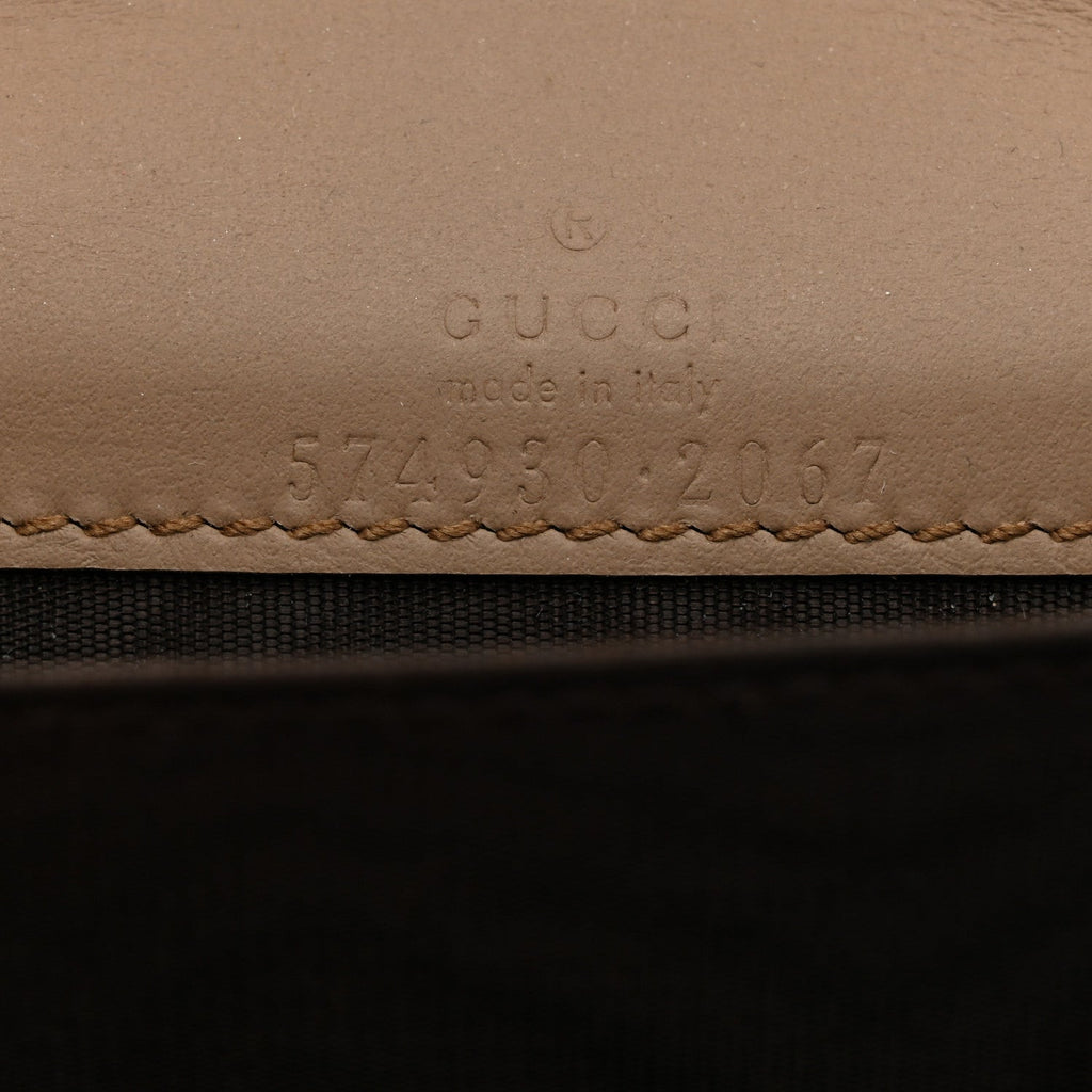 GG Supreme Monogram Dionysus Coin Purse Taupe
