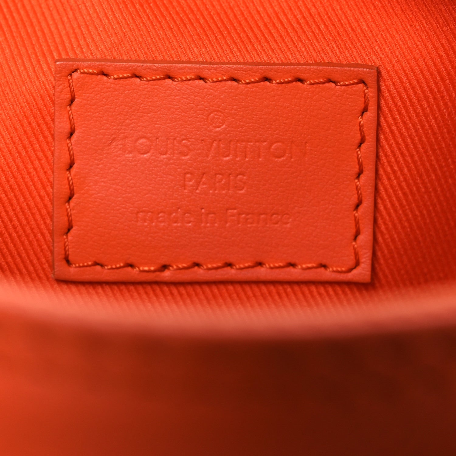 Grained Calfskin Aerogram Keepall XS Orange