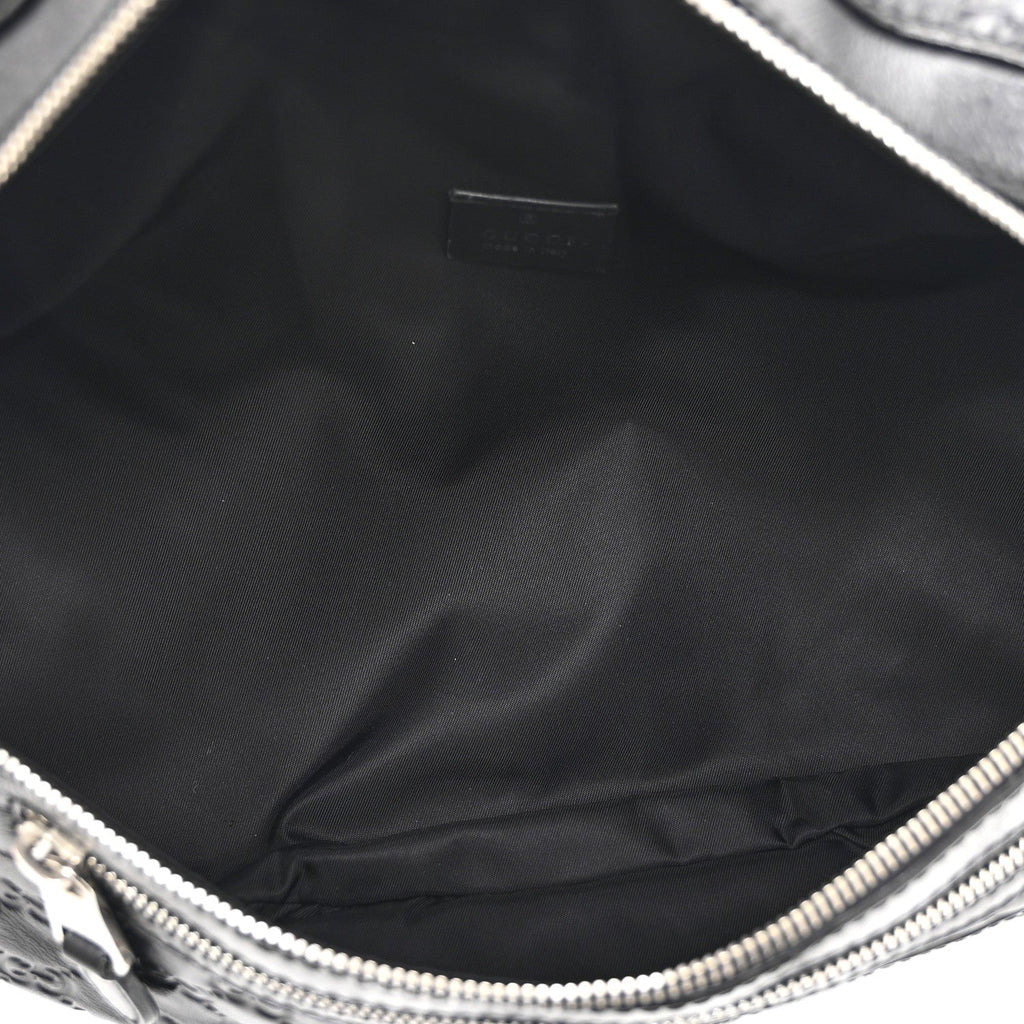 Guccissima Web Belt Bag Black