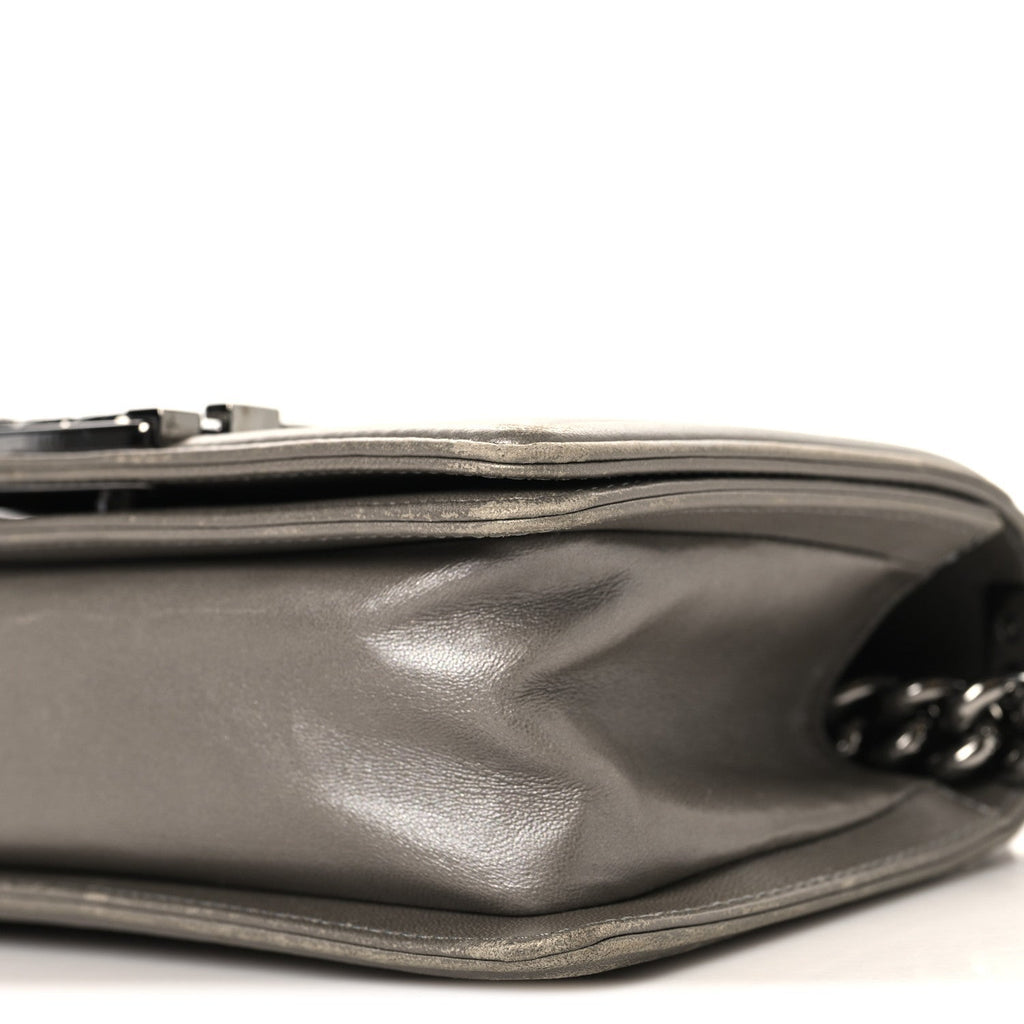 Galuchat Stingray Small Boy Flap Silver