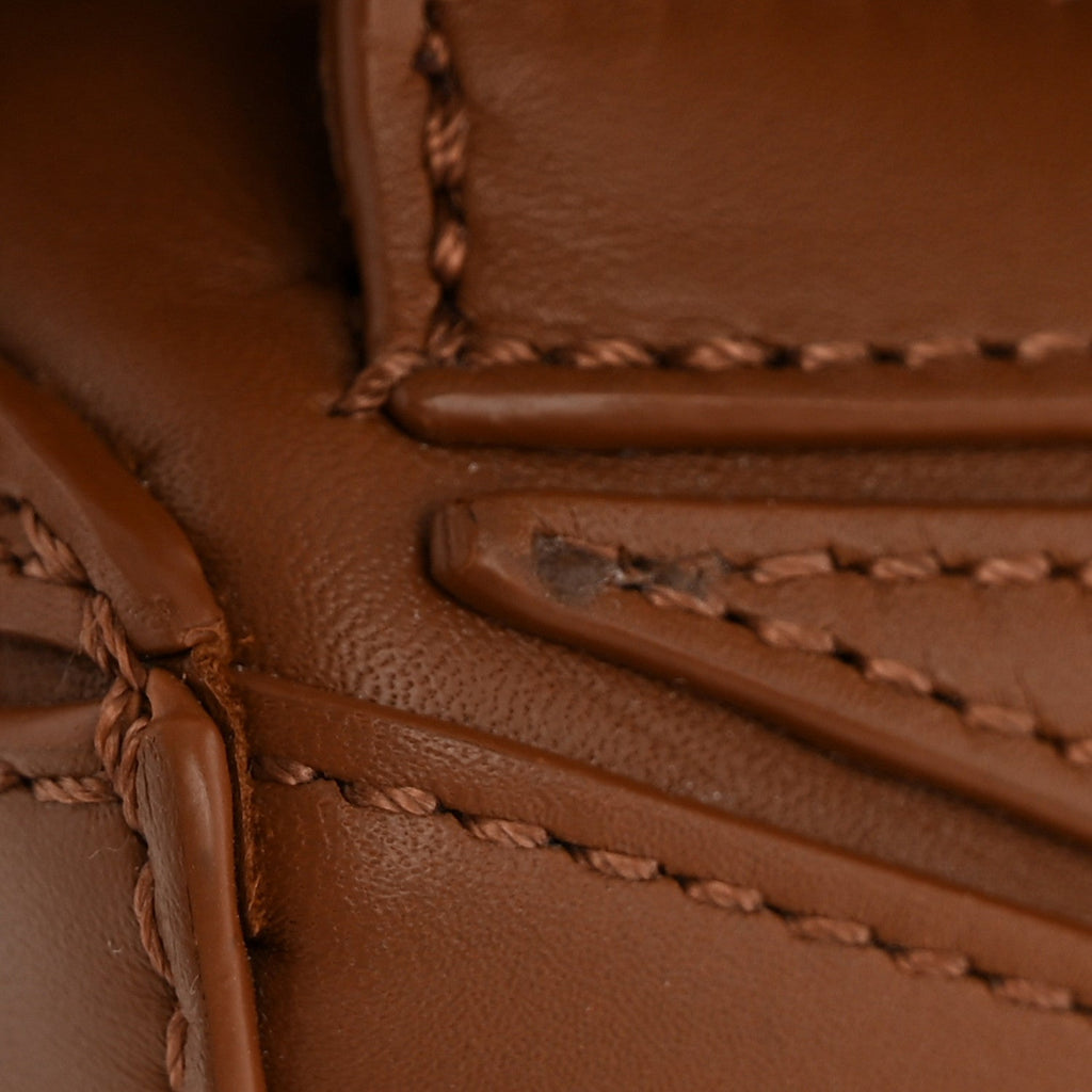 Satin Calfskin Mini Puzzle Bag Pecan