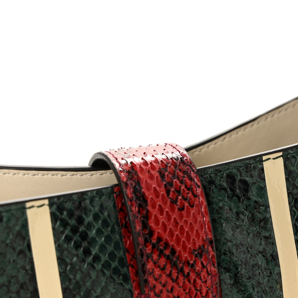 Snakeskin Web Small Jackie 1961 Hobo Green