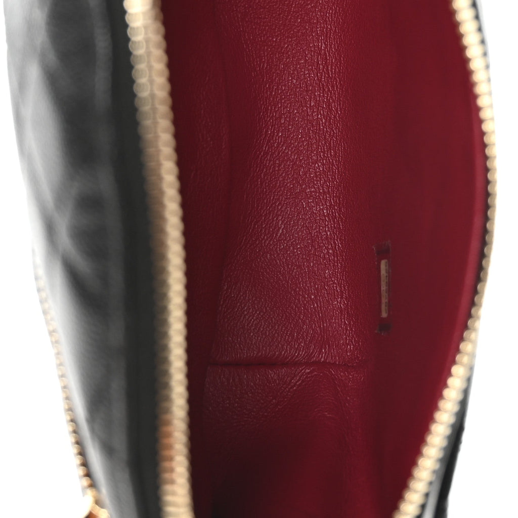 Caviar Quilted Filigree Waist Bag Black