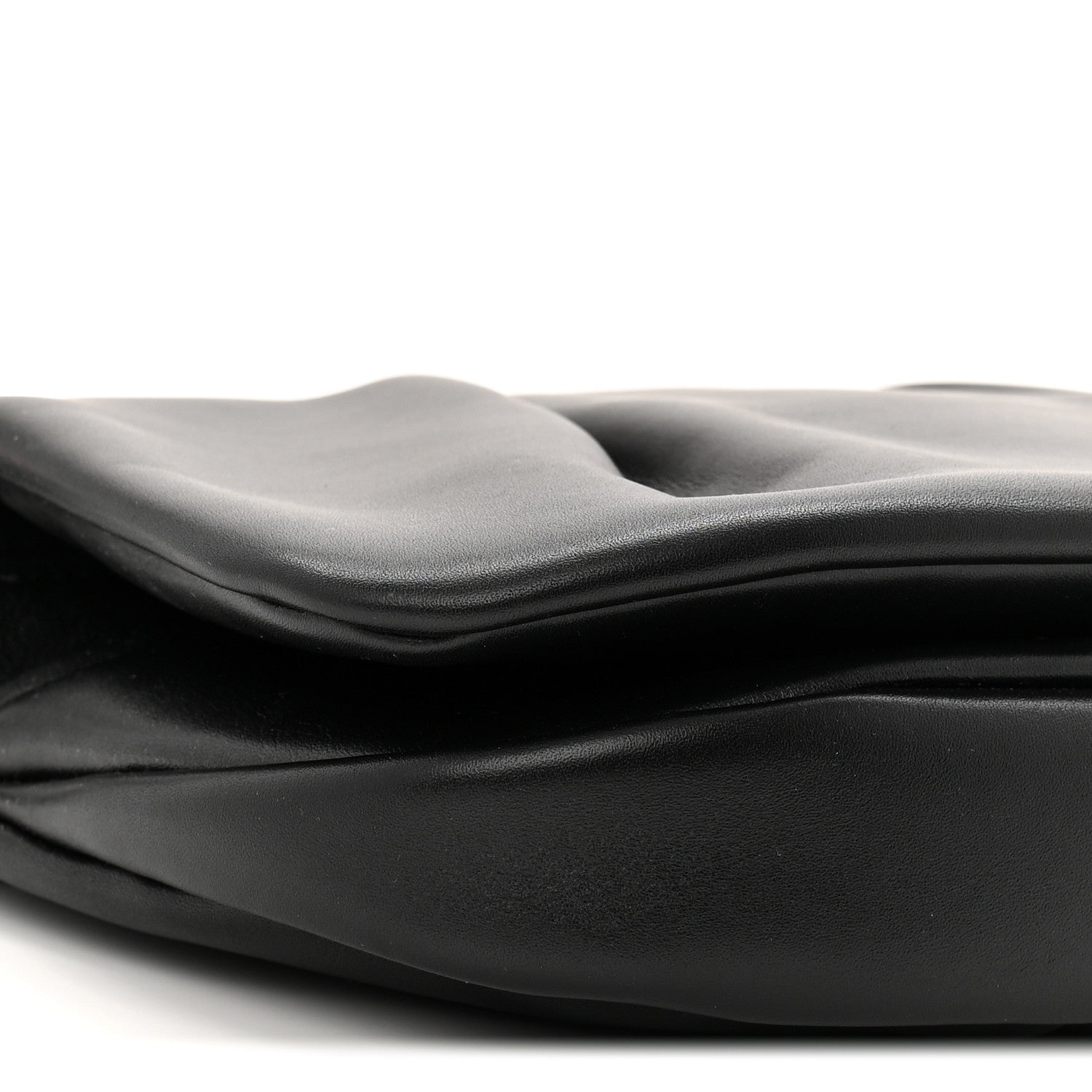 Shiny Nappa Calfskin Paseo Satchel Black