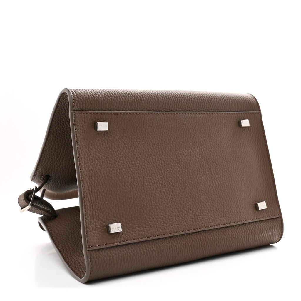 Grained Calfskin Soft Margaux 10 Bag Dark Olive