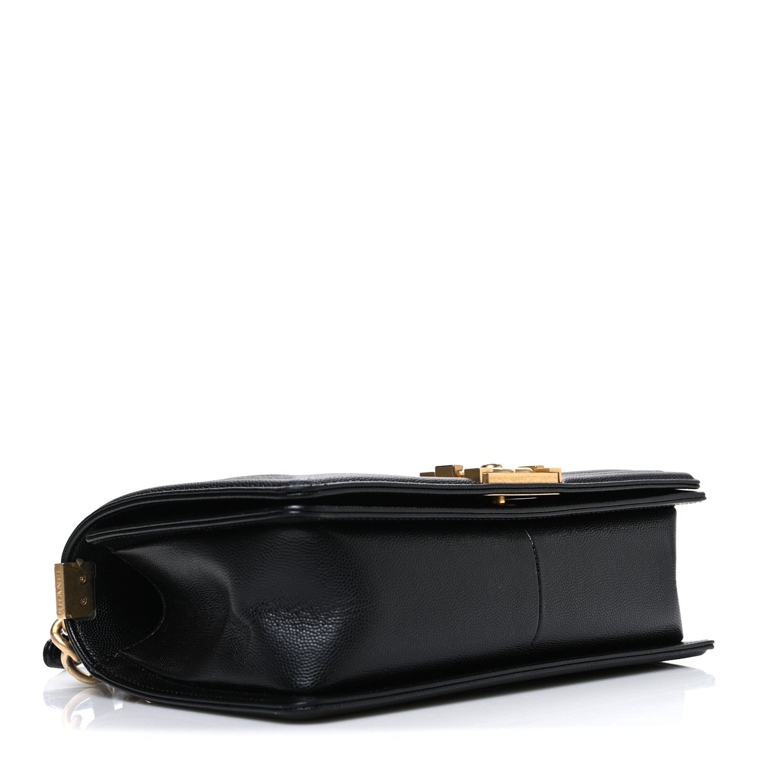 Caviar Quilted Medium Boy Flap Black