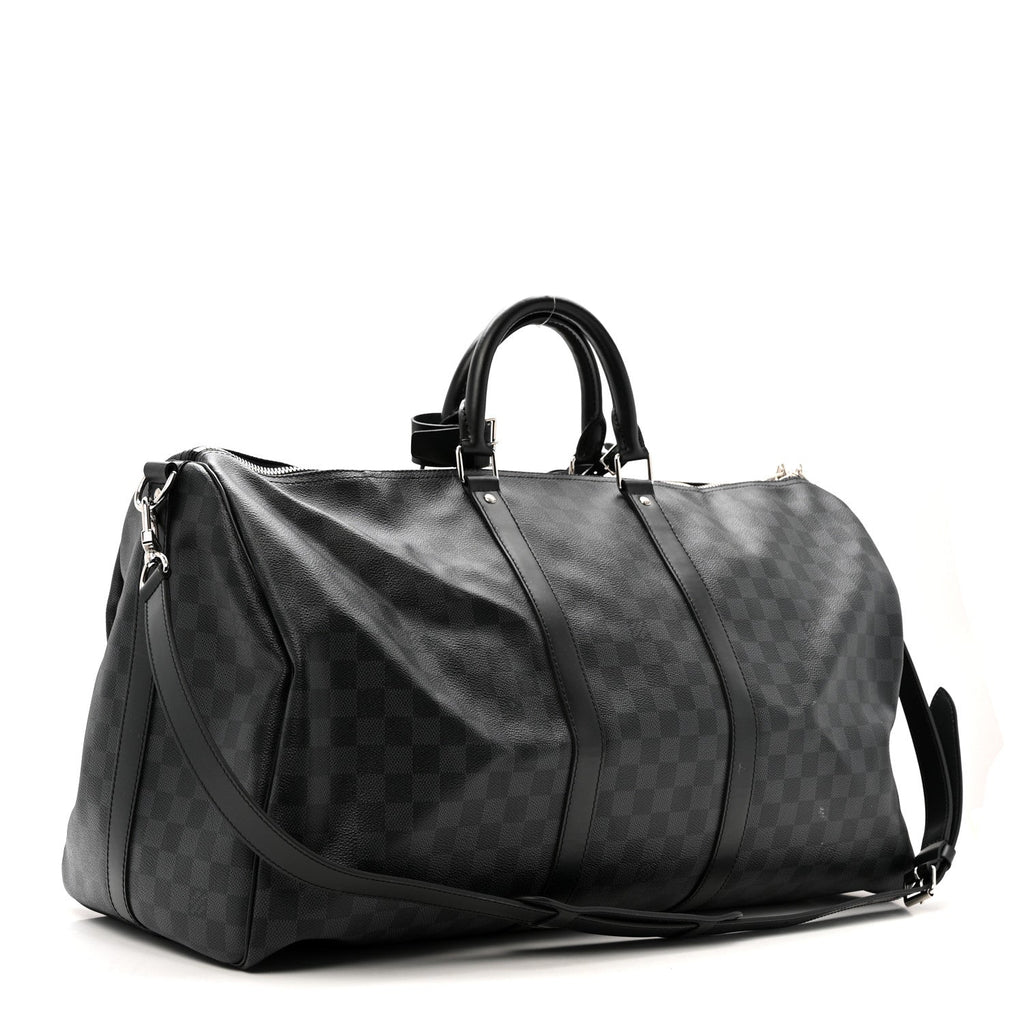 Damier Graphite Keepall Bandouliere 55