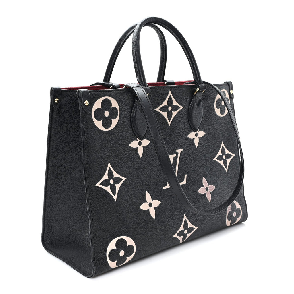Empreinte Monogram Giant Onthego MM Black Beige