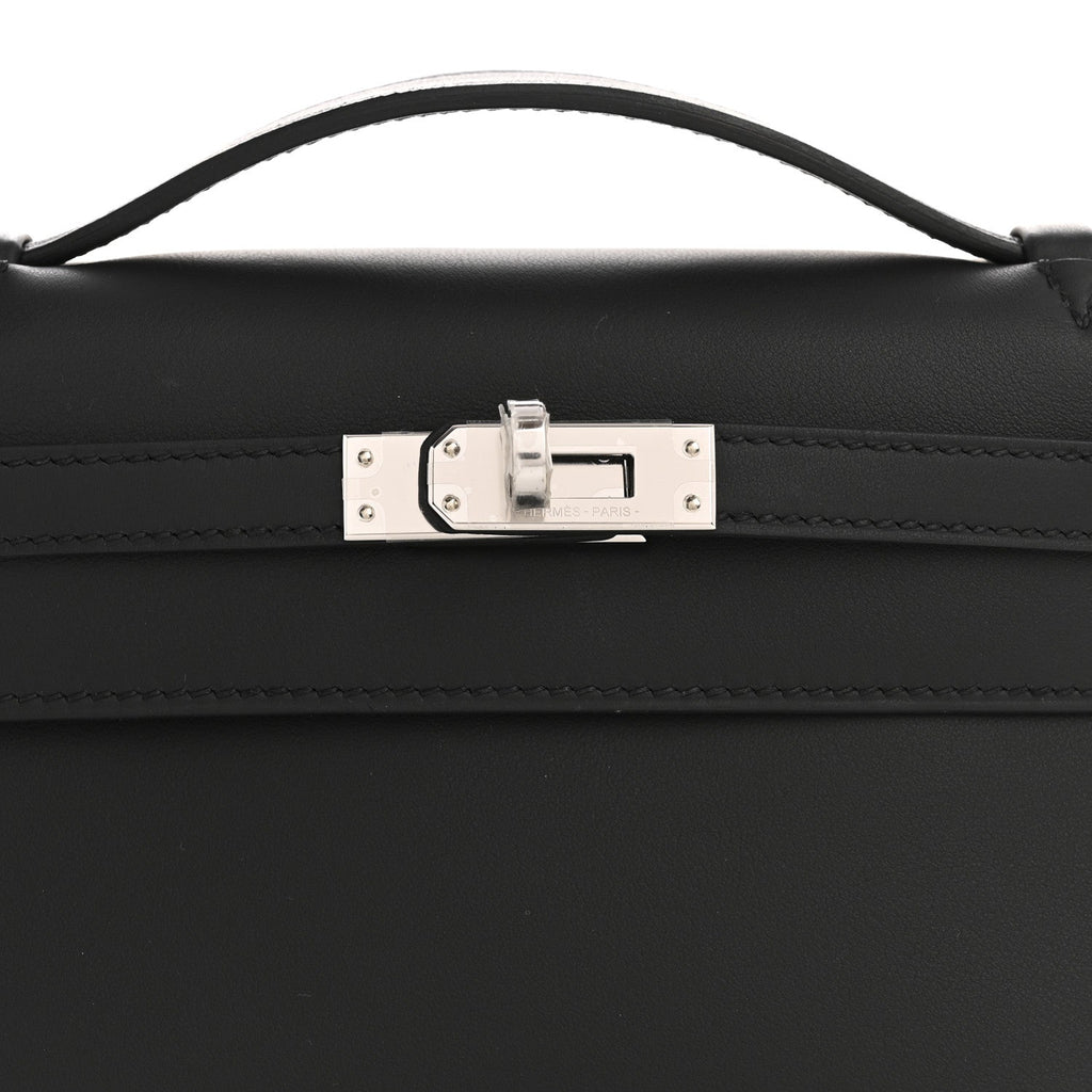 Swift Kelly Pochette Clutch Black