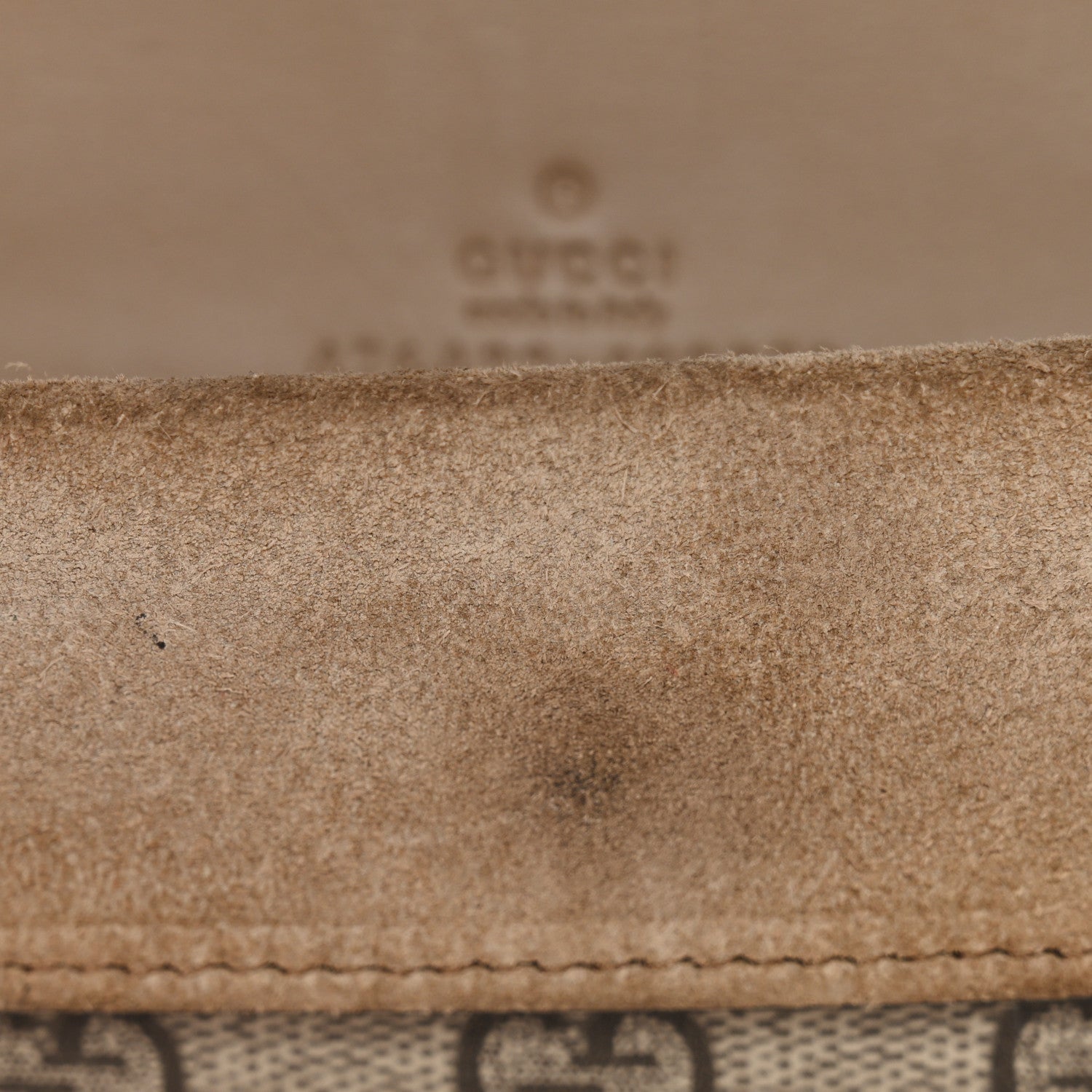 GG Supreme Monogram Super Mini Dionysus Shoulder Bag Taupe