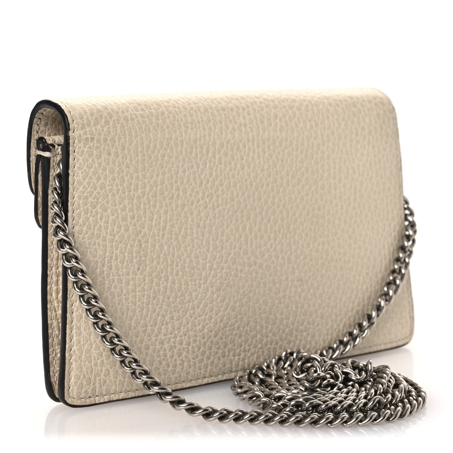 Dollar Calfskin Crystal Super Mini Dionysus Shoulder Bag Mystic White Black Diamond