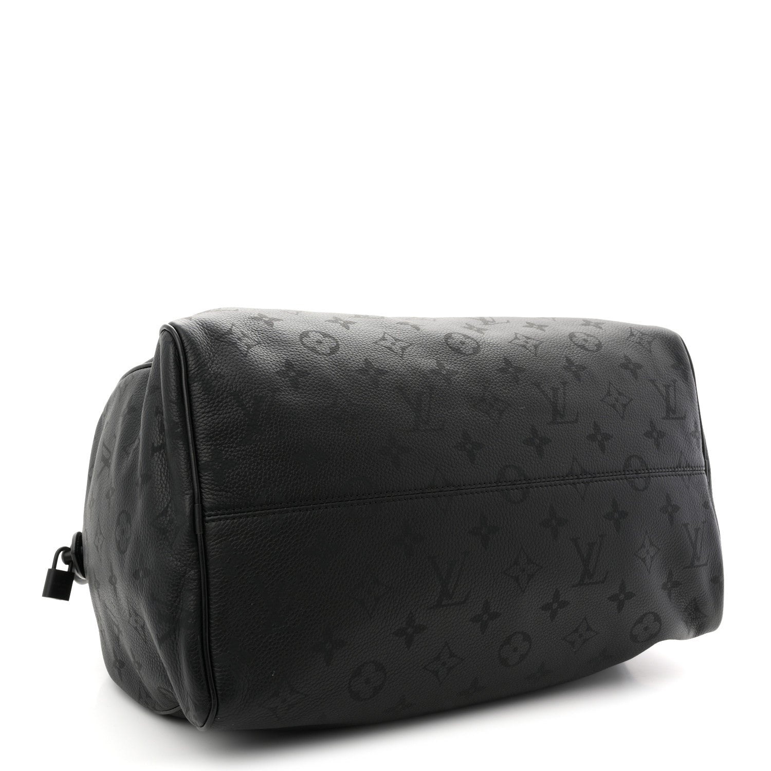 Calfskin Monogram Speedy P9 Bandouliere 40 Ultra Black