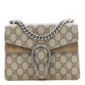 GG Supreme Monogram Mini Dionysus Shoulder Bag Taupe
