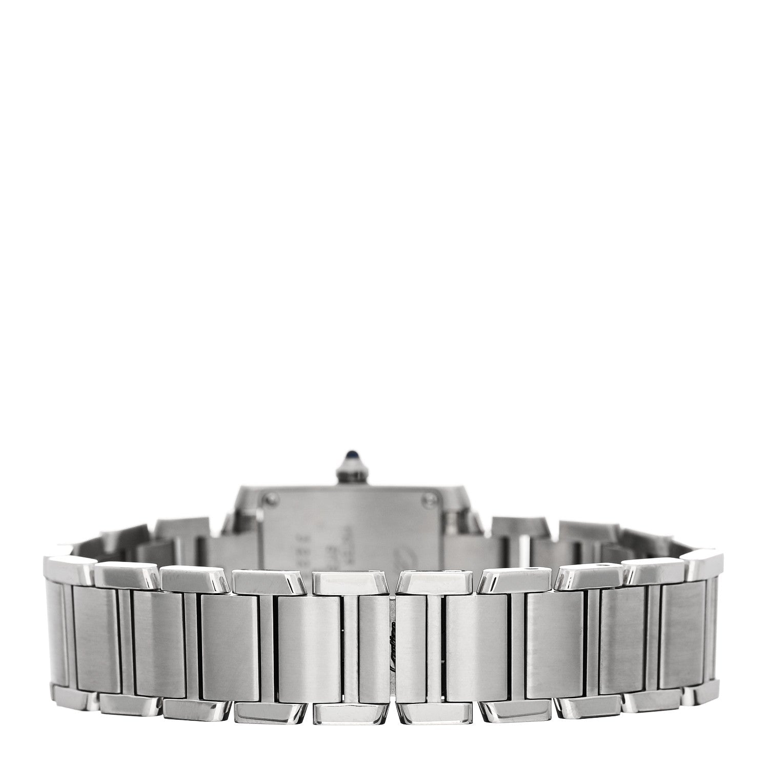 Stainless Steel 20mm Tank Francaise Quartz Watch