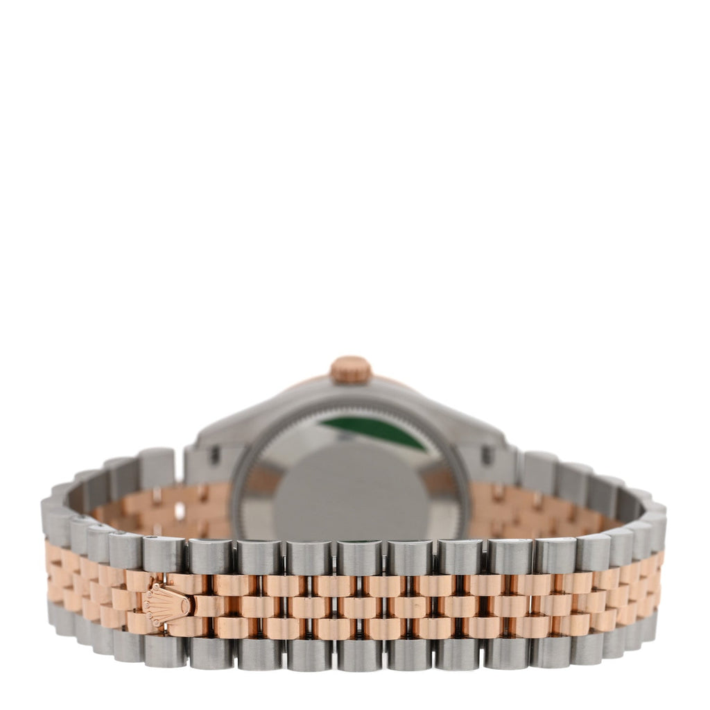Stainless Steel 18K Everose Gold Diamond 31mm Oyster Perpetual Datejust Watch Pink 278381RBR