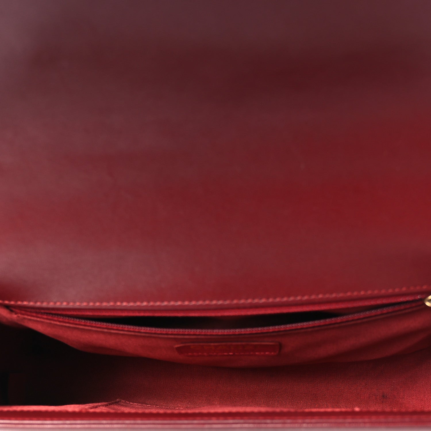 Lambskin Quilted New Medium Boy Flap Red