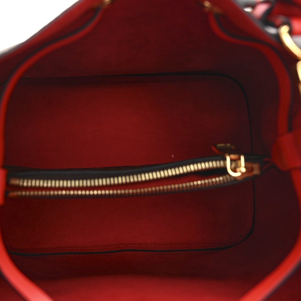 Monogram Braided Neonoe Coquelicot