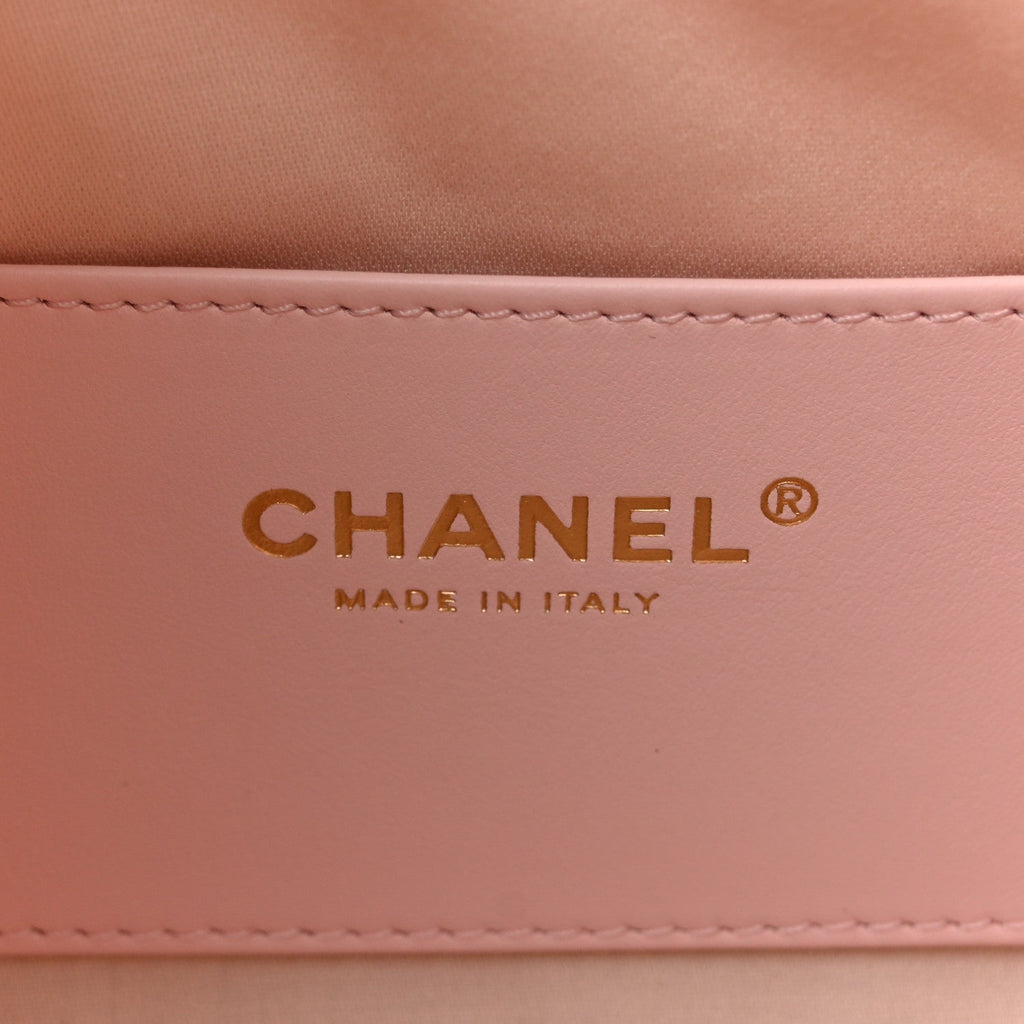 Caviar Quilted Mini Chanel 25 Handbag Light Pink