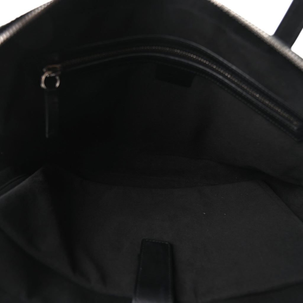GG Supreme Monogram Caleido Web Briefcase Black