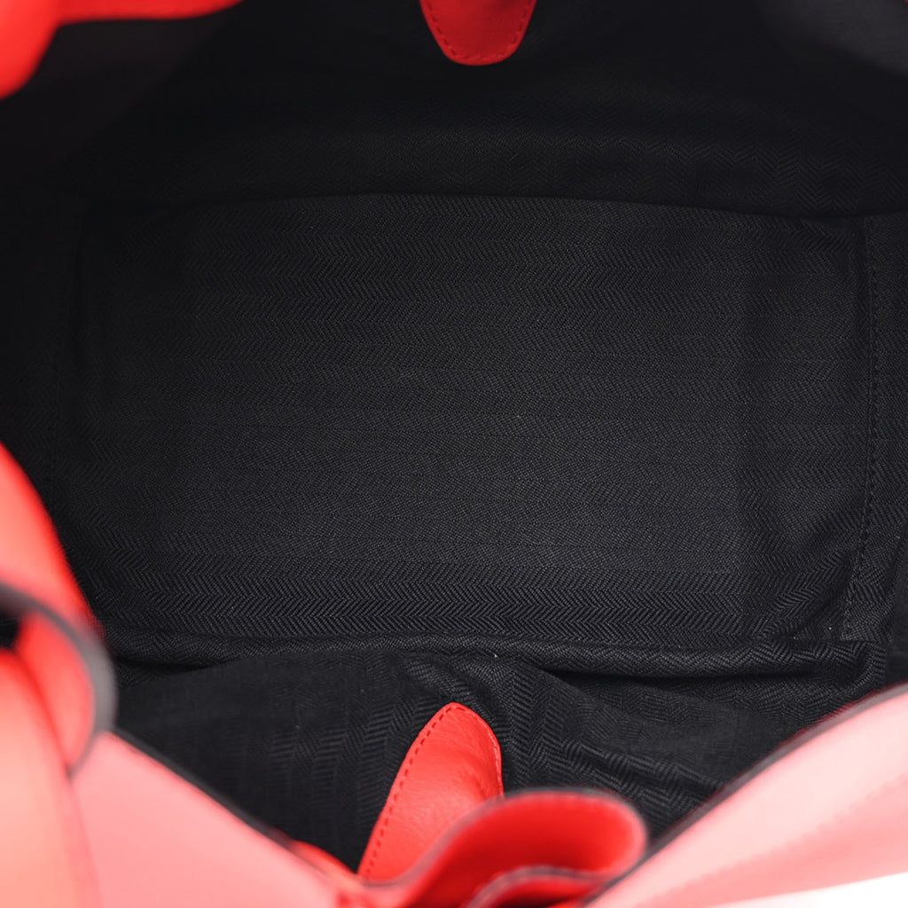Calfskin Small Hammock Shoulder Bag Scarlet Red