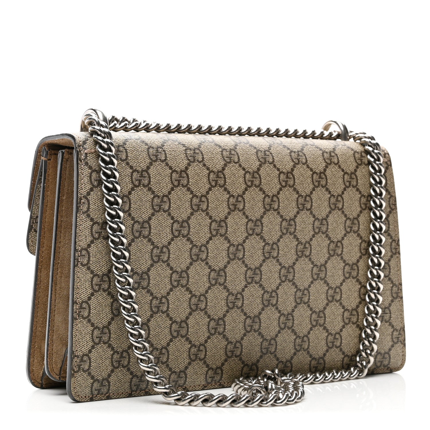 GG Supreme Monogram Small Dionysus Shoulder Bag Taupe