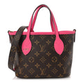 Monogram Neverfull Inside Out Bandouliere BB Rose Pondichery