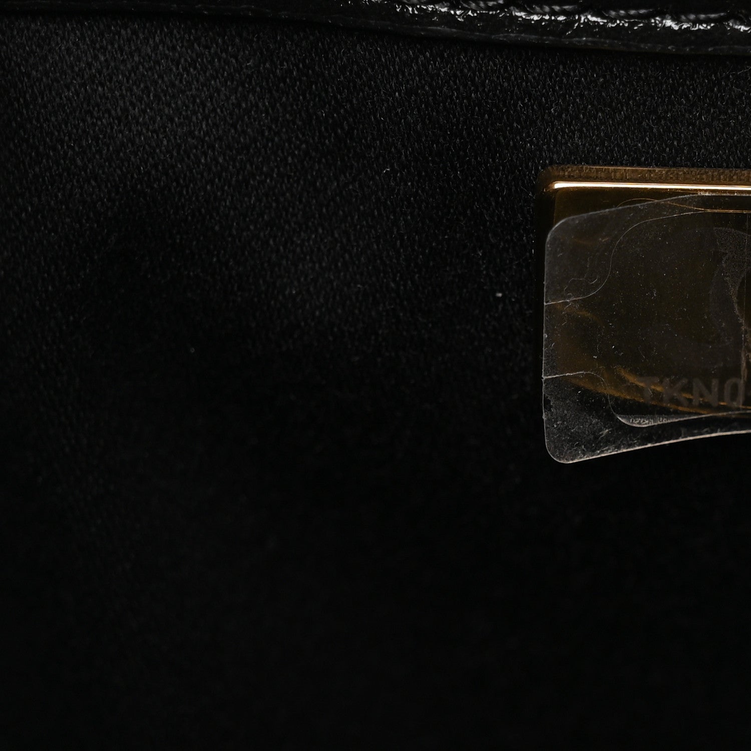 Shiny Crumpled Calfskin Quilted Mini Chanel 25 Handbag Black