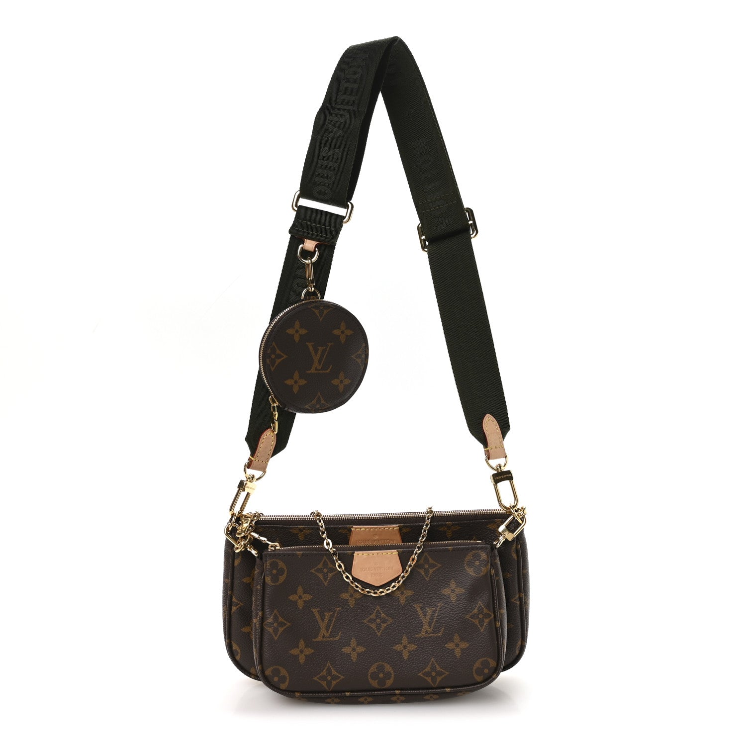 Monogram Multi Pochette Accessories Kaki