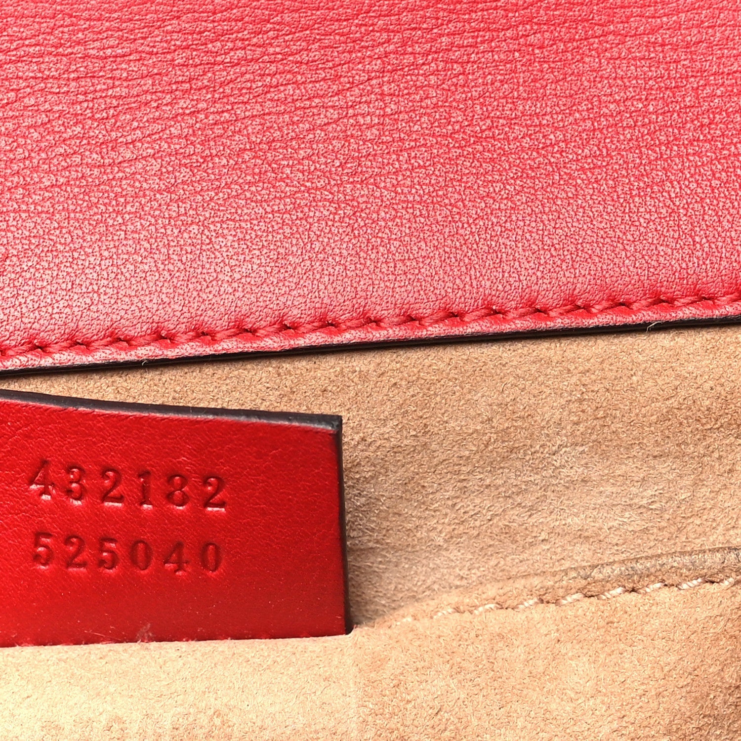 Calfskin Studded Small Padlock Shoulder Bag Hibiscus Red