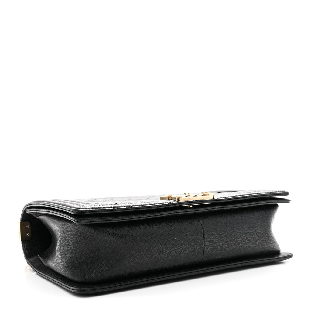 Caviar Quilted New Medium Boy Flap Black