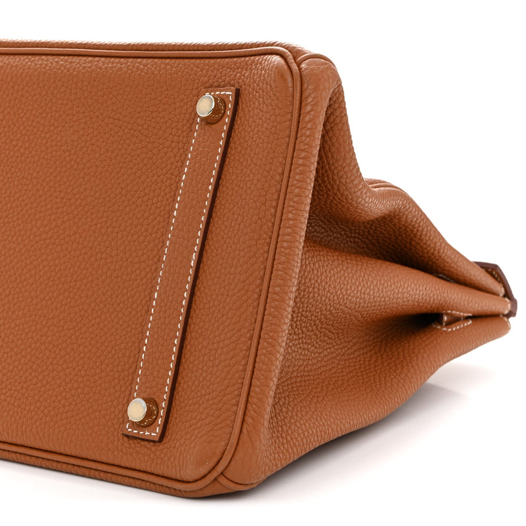 Taurillon Clemence Birkin 35 Gold