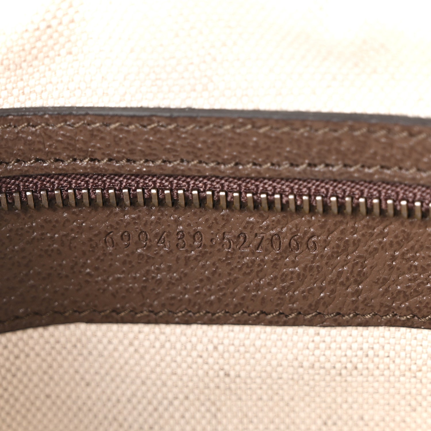 GG Supreme Monogram Textured Dollar Calfskin Web Ophidia Wristlet Shoulder Bag Beige Ebony New Acero