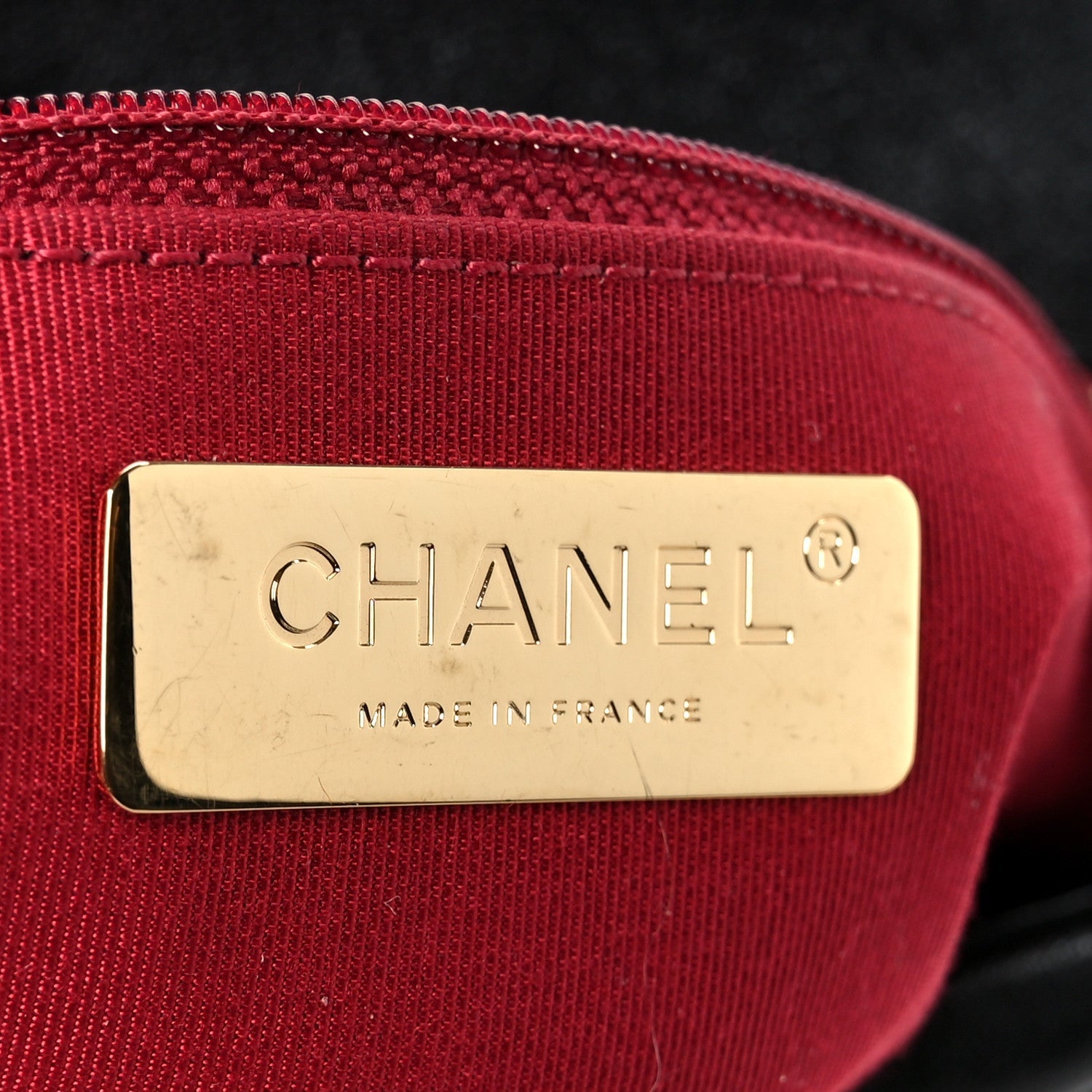 Goatskin Quilted Large Chanel 19 Flap Black