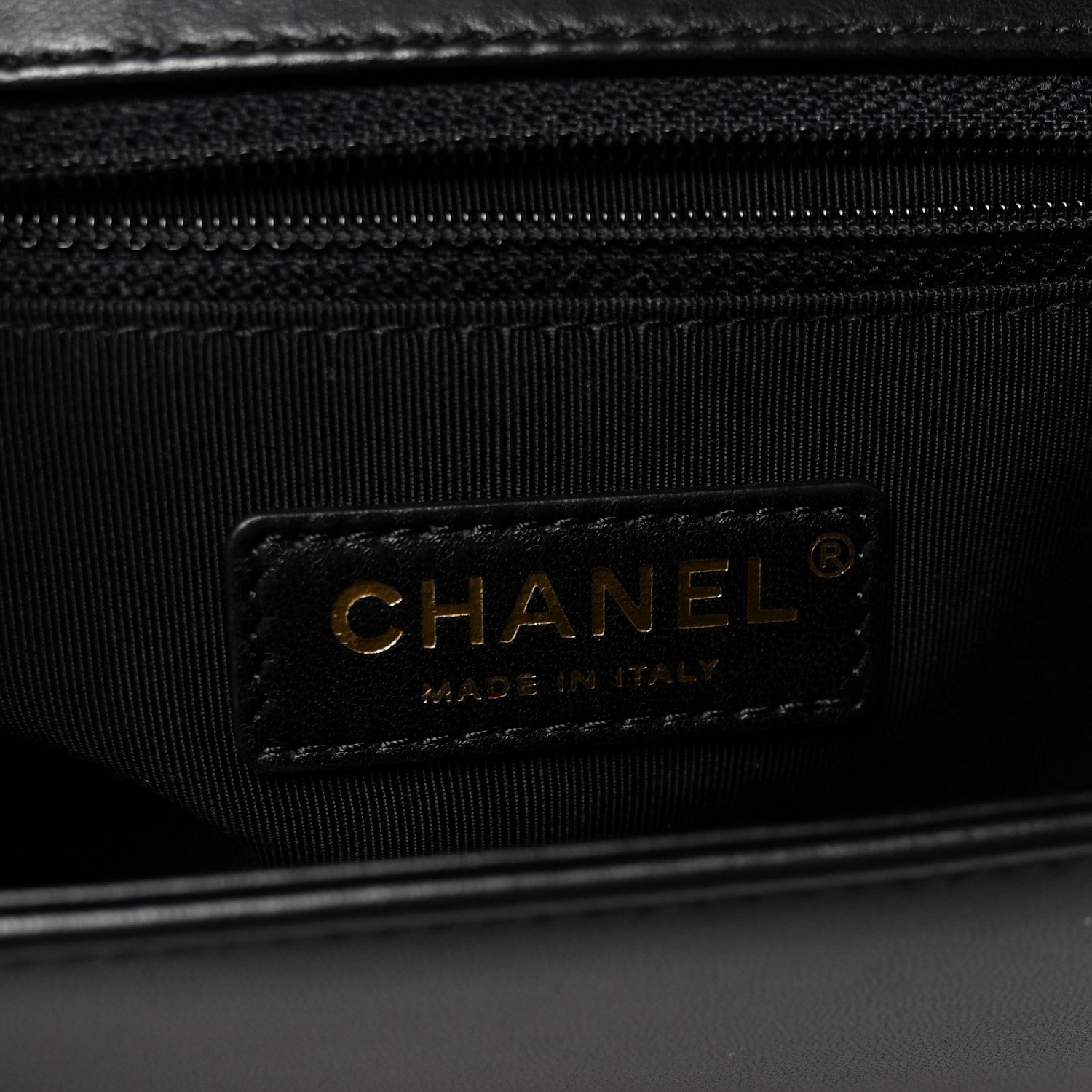 Lambskin Quilted New Medium Boy Flap Black