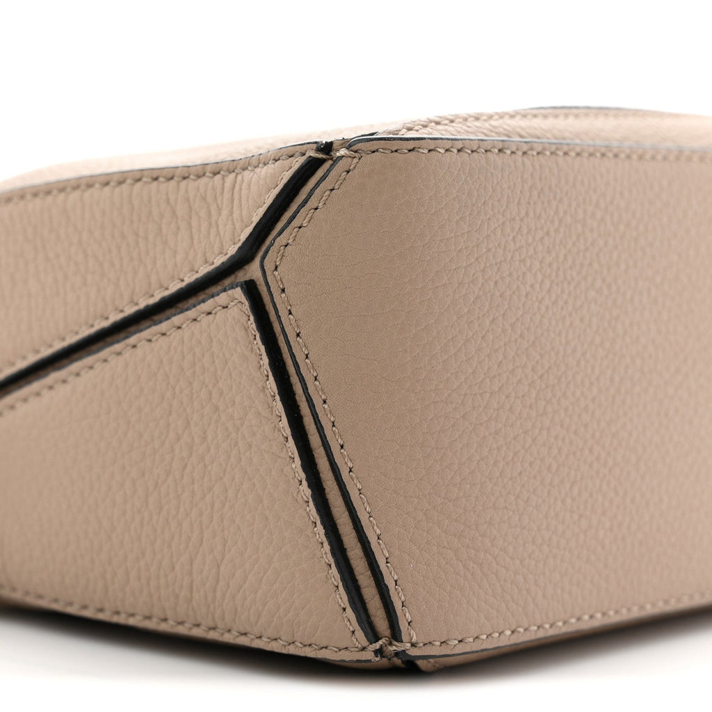 Calfskin Mini Puzzle Bag Sand