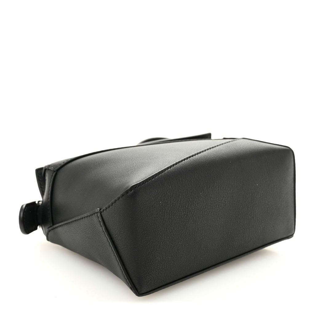 Calfskin Mini Puzzle Bag Black