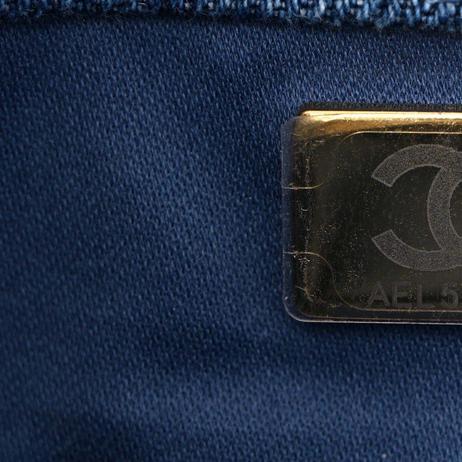 Washed Denim Quilted Mini Chanel 25 Handbag Blue