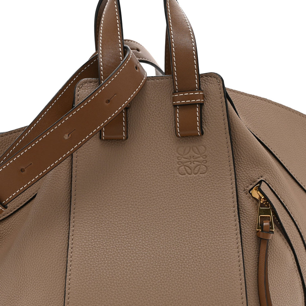 Calfskin Small Hammock Shoulder Bag Sand Mink