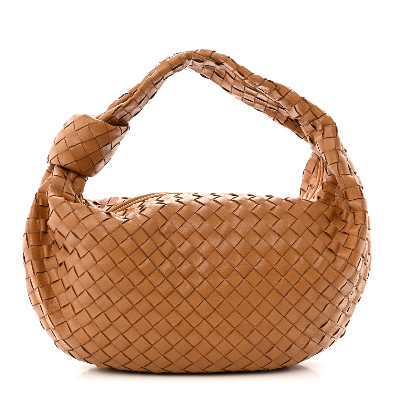 Nappa Intrecciato Small Jodie Caramel