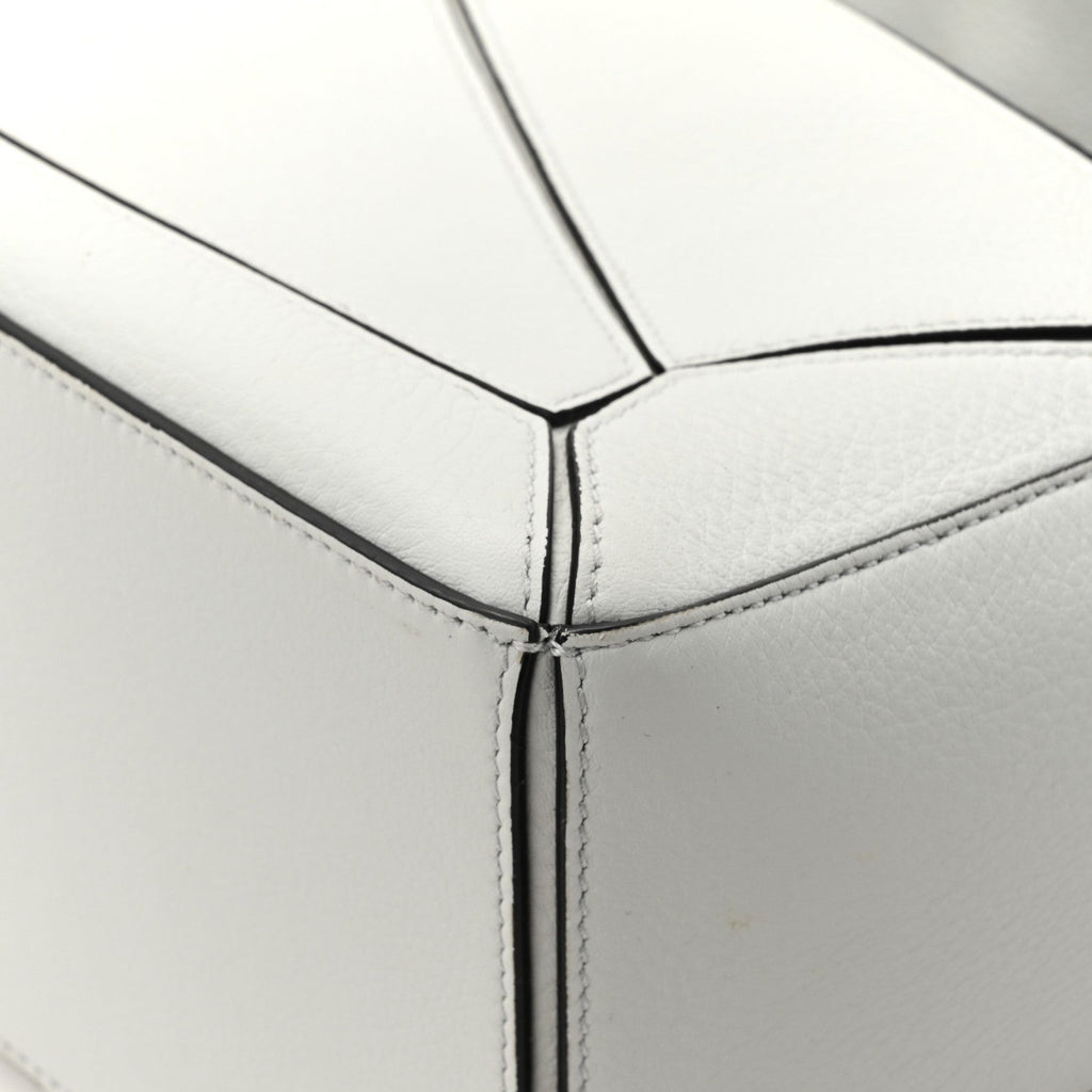 Calfskin Small Puzzle Bag Kaolin