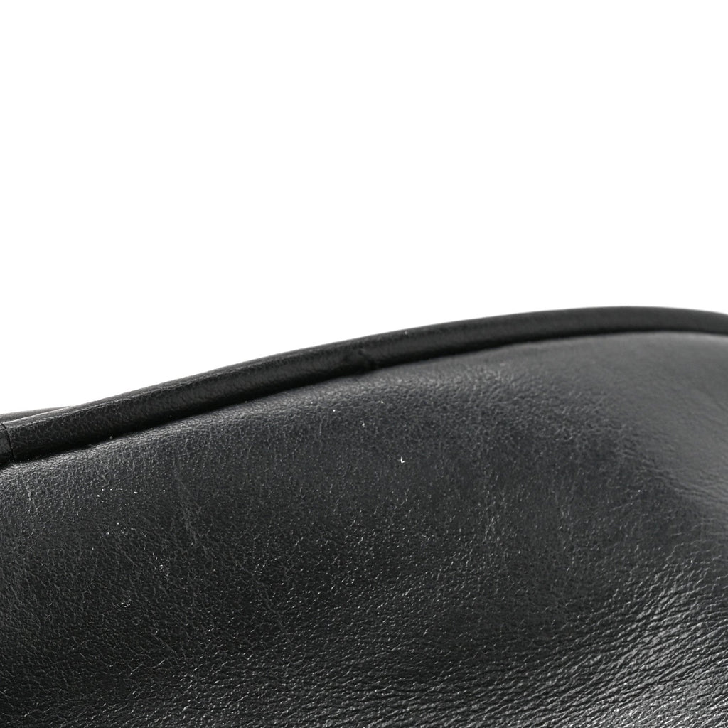Calfskin Matelasse Mini GG Marmont Chain Shoulder Bag Black