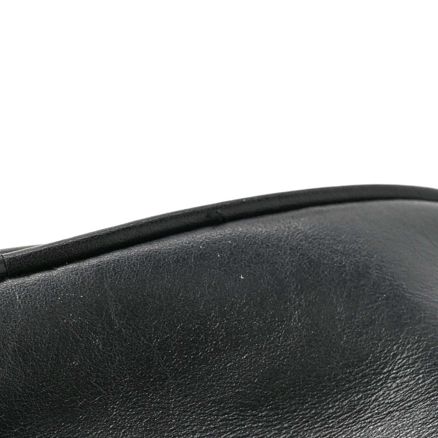 Calfskin Matelasse Mini GG Marmont Chain Shoulder Bag Black