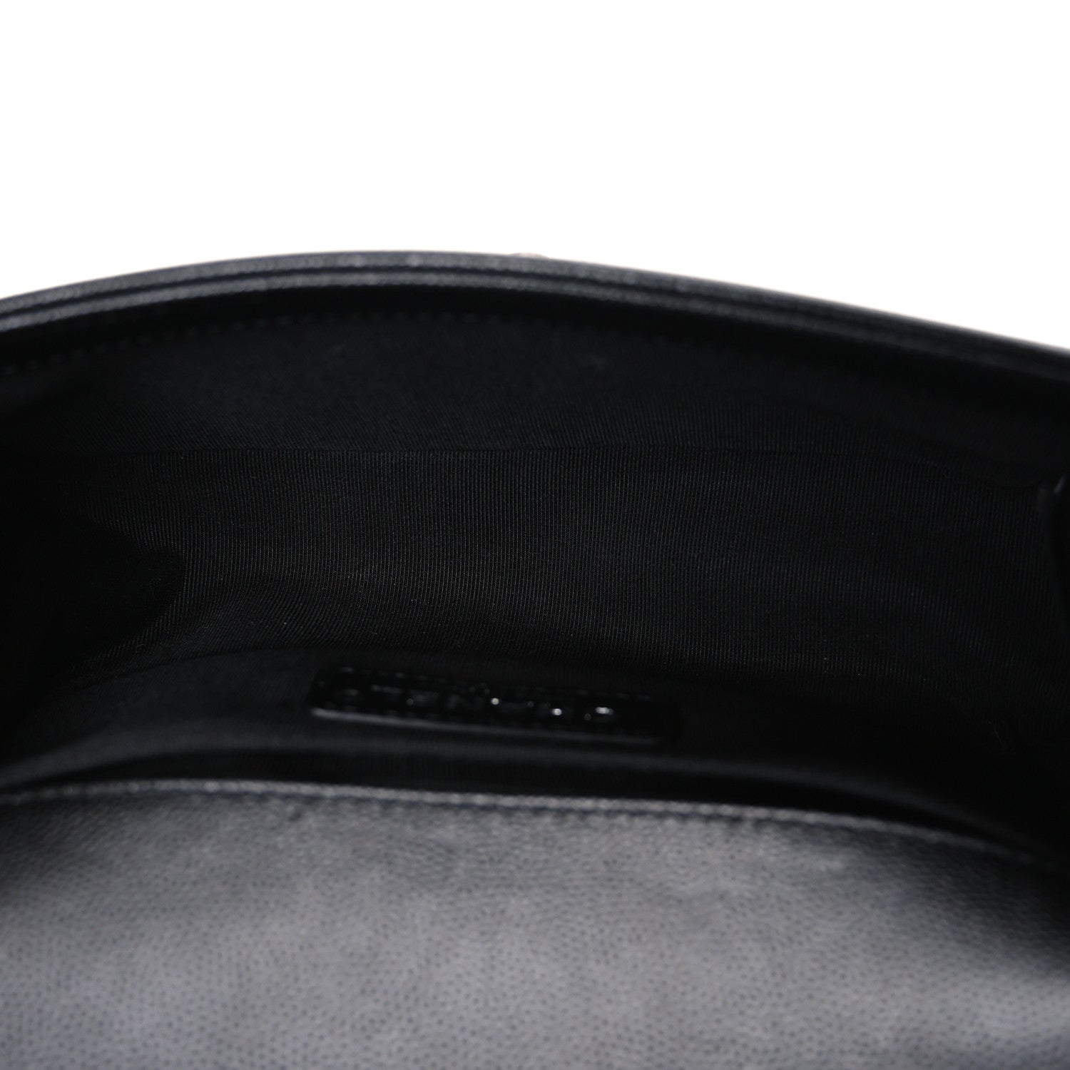 Caviar Quilted Small Boy Flap Black