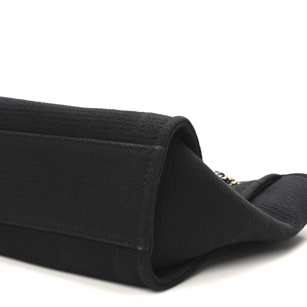 Mixed Fibers Small Deauville Tote Black
