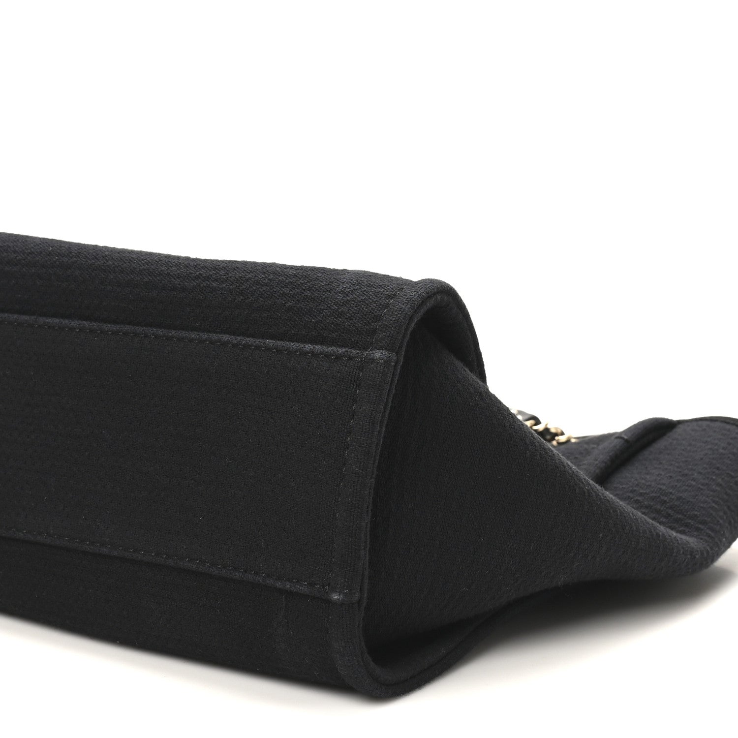 Mixed Fibers Small Deauville Tote Black